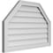 Ekena Millwork Octagonal Top Surface Mount PVC Gable Vent w/ 2"W x 1-1/2"P Brickmould Frame, 32"W x 22"H GVPOT32X2202SN - alternate 4
